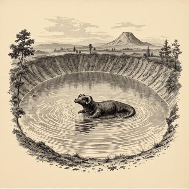 Planche naturaliste illustrant Issie, dessinée d'après les descriptions de témoins