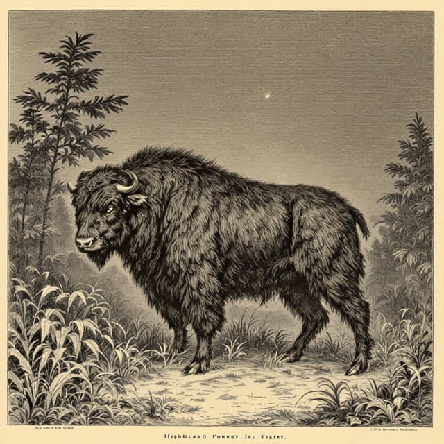 Planche naturaliste illustrant Ours de Nandi, dessinée d'après les descriptions de témoins