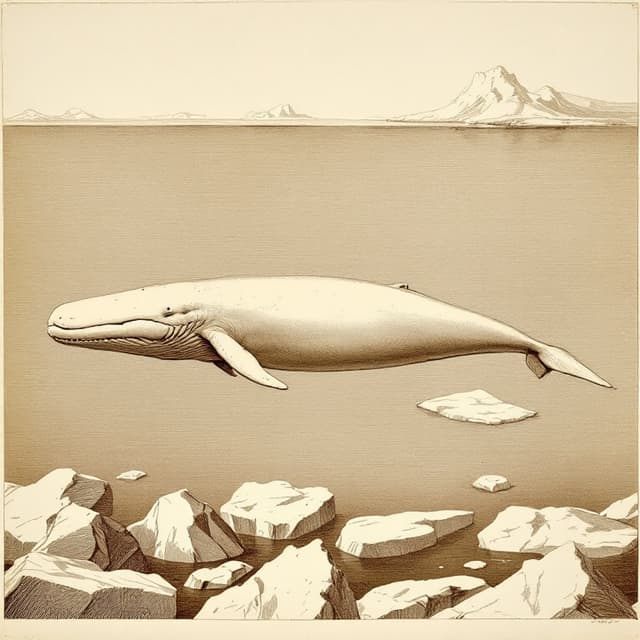Naturalist plate illustrating Ningen, drawn from witness descriptions