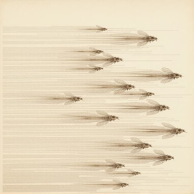 Planche naturaliste illustrant Rods, dessinée d'après les descriptions de témoins
