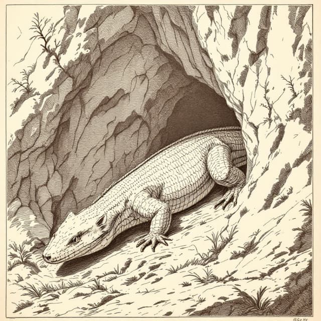 Planche naturaliste illustrant Tatzelwurm, dessinée d'après les descriptions de témoins